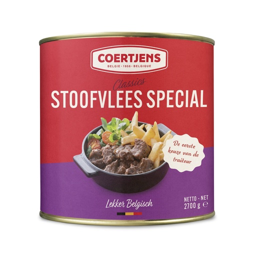 [234] Stoofvlees Special Coertjens Blik 2,7 kg