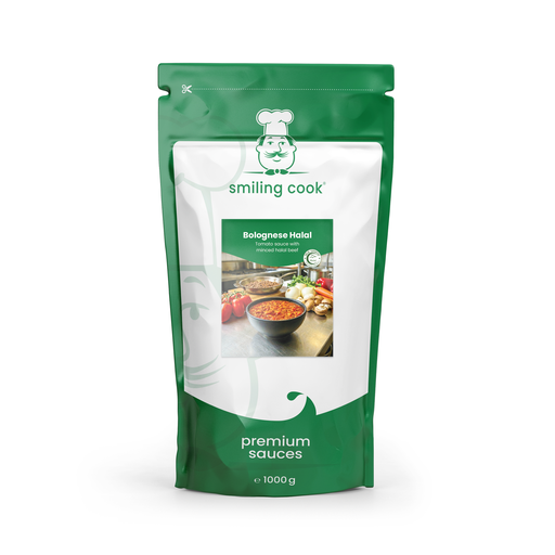 [10928] Sauce Bolognaise Viande Boeuf Extra (halal) Smiling Cook 1 kg - H2