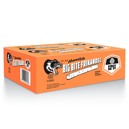 [652] Frikandel Big Bite Frit is it 40 x 100 gr