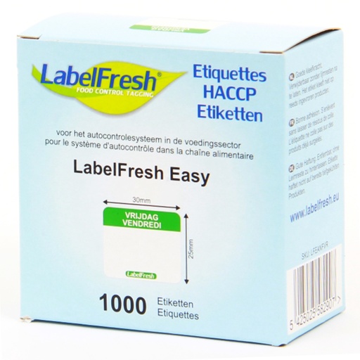 [5661] Labelfresh Easy Vendredi 1000 pcs