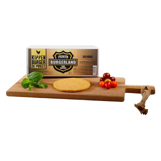 [6494] Kip Burger Maxi Rond Burgerland 20 x 100 gr