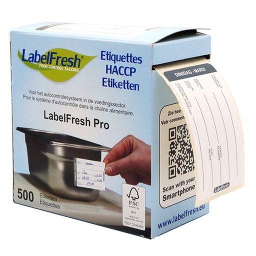 [99290] Labelfresh Pro Etiquette Jeudi 500 pcs