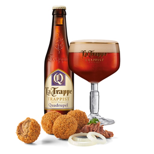 [4664] Bitterballen La Trappe Quadruppel De Jong 64 x 30 gr