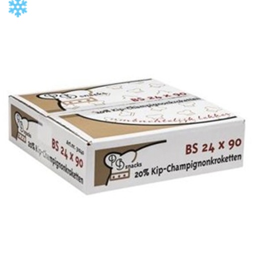 [3653] Kroket Kip Champignon PB Snacks 24 x 90 gr