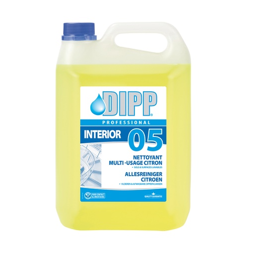 [3824] Allesreiniger Citroen Geel Dipp (05) Can 5 L