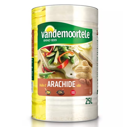 [1151] Arachide Olie Vandemoortele Can 25 L
