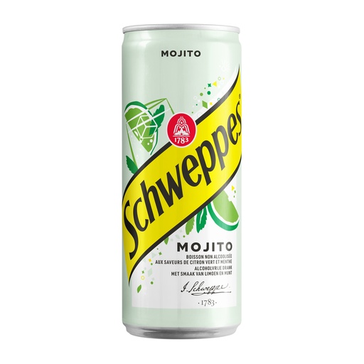 [2099] Schweppes Mojito Regular Blik 24 x 33 cl