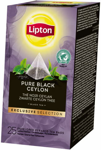 [6965] Pure Black Ceylon Tea Lipton 25 st