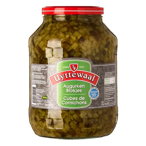 [5471] Cornichons en Dés Uyttewaal Bocal 2,45  kg