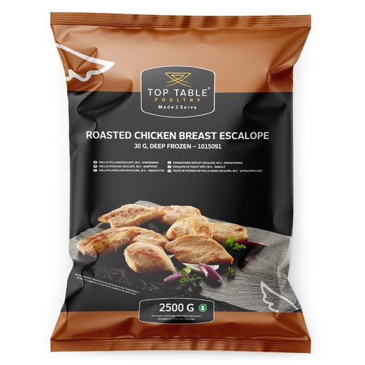 [5107] 1015091 Chicken Filet Rôti Escallops Top Table 2,5 kg