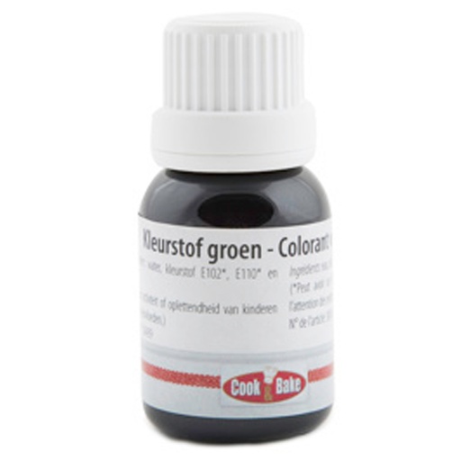 [12095] COLORANT ALIMENTAIRE VERT COO&BAKE 20ML