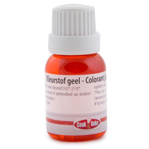[12094] Kleurstof Levensmiddelen Geel 20 ml