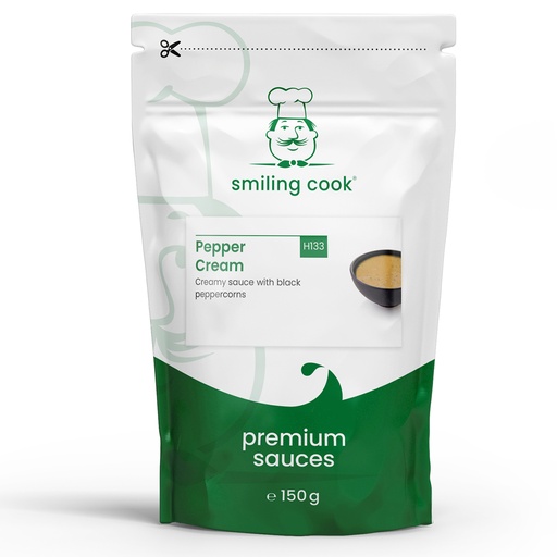 [8634] H133 Peper Roomsaus Smiling Cook 150 gr