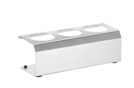 [6489] Sausstandaard rvs (voor 3x dispenser flacon 35cl)