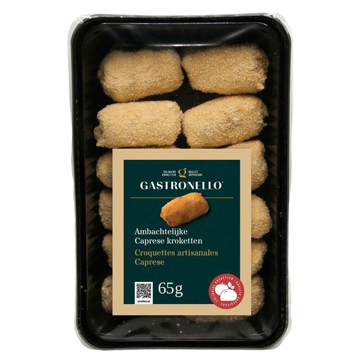 [12278] Croquette Artisanales Caprese Gastronello 12 x 65 gr