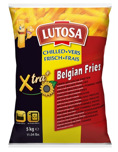 [910K] Frites 10 mm Foodservice Lutosa 4 x 2,5 kg