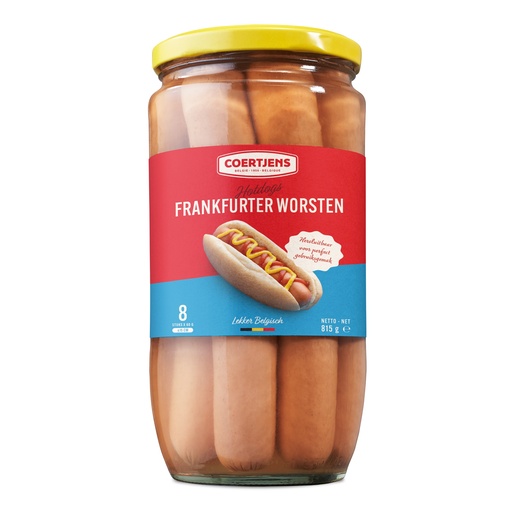 [244] Frankfurterworst Coertjens Glas 8 x 60 gr