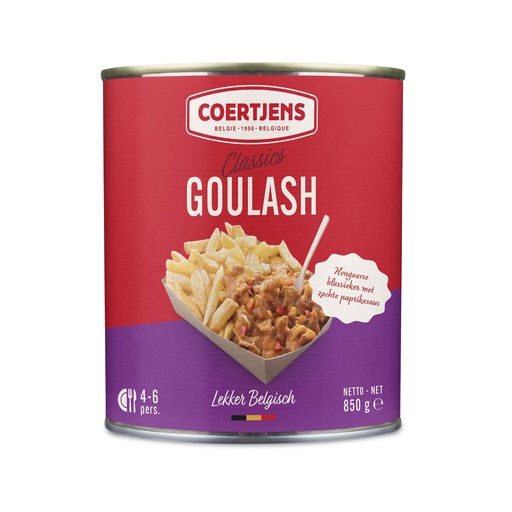 [228] Goulashvlees Coertjens Blik 850 gr