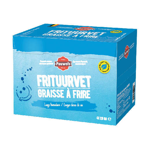 [10553] Frituur Vet Blauw Pauwels 4 x 2,5 kg