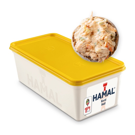 [4168] SALADE DE NOEL AU POULET 1KG HAMAL