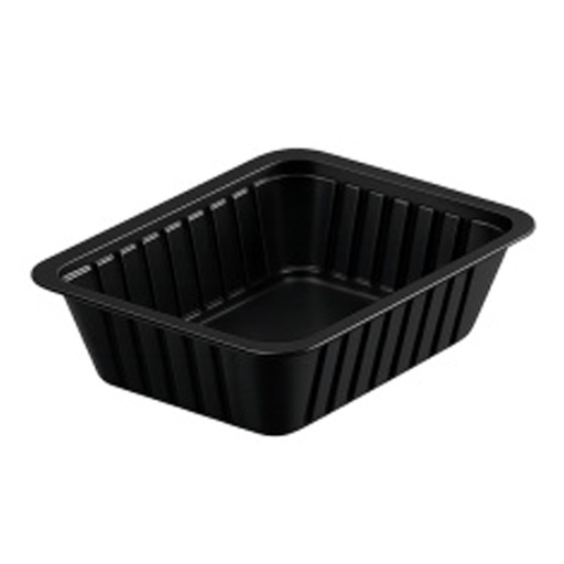 [0189ZW] BARQUETTES EN PLASTIQUE NOIR B3/A4 1000PCS (12X9,4X3,5CM)
