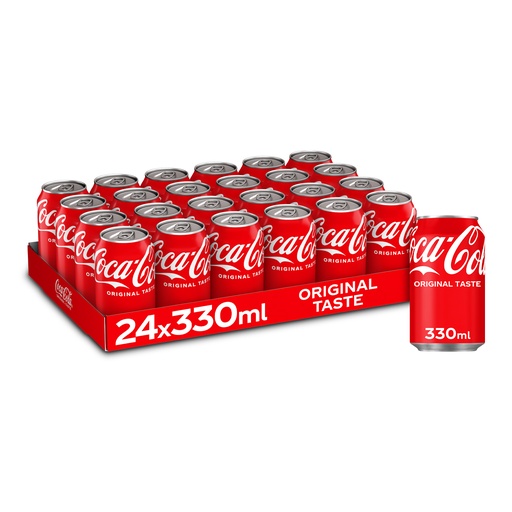 [217] Coca Cola Blik Voor Automaten 24 x 33 cl