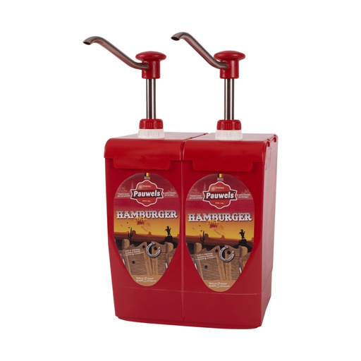 [3062] Hamburger Hot Saus Pauwels Bag 5 L