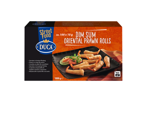 [12987] Oriental Prawn Rolls (Dim Sum) Duca 100 x 10 gr