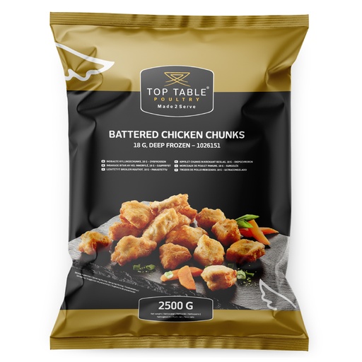 [5154] 1026151 Filet de Poulet Chunk Krokant 18 gr Top Table 2,5 kg