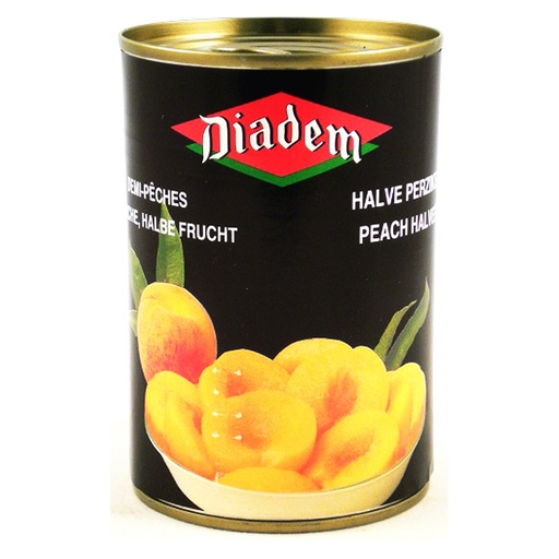 [570] PECHES DEMI 410GR CONSERVE DIADEM