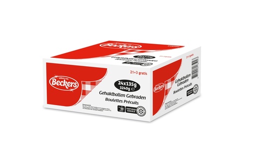 [02573] Gehaktbal VIOC Beckers 21 + 3 x 135 gr