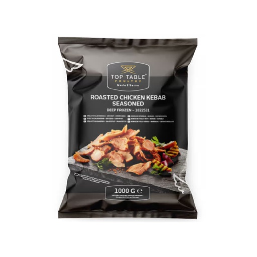 [7838] 1022531 Chicken Kebab Grilled Top Table 1 kg