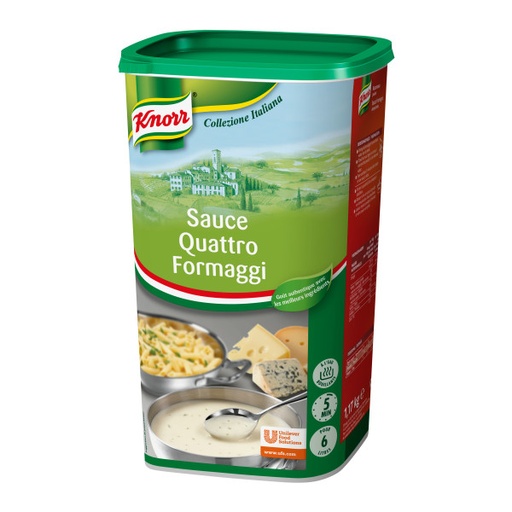 [1523] 4-Kazen Saus (Quattro Formaggi) Knorr Pot 1,17 kg