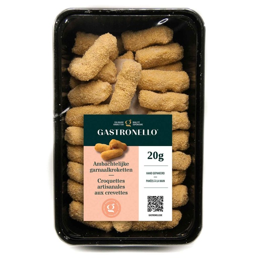 [12718] Garnaal Kroketten Ambachtelijke Gastronello 60 x 20 gr