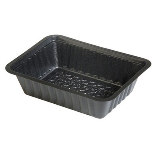 [194ZW] Barquette en Plastique A 7 DW Noir (133 x 104 x 40 mm) 1000 pcs