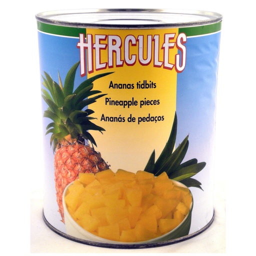 [2580] Ananas Tidbits Hercules Blik 3,05 kg