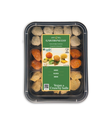 [14037] Vegan Crunchy Balls Mix Gastronello 3 x 10 x 30 gr