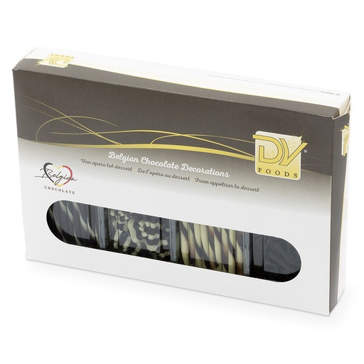 [6384] Chocolade Decoratie Assortiment DV Foods 90 st