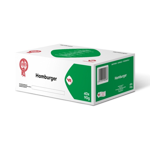 [1106] HAMBURGERS VERT 40X90GR VANREUSEL
