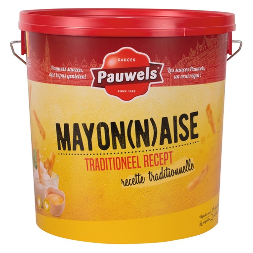 [1424] Mayonaise Traditionel Pauwels Emmer 10 L