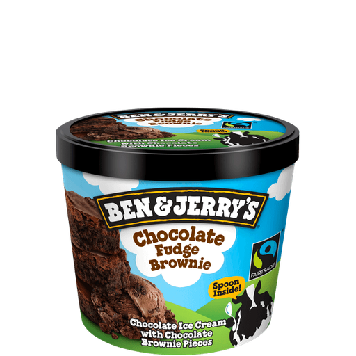 [12298] Chocolate Fudge Brownie Ben & Jerry's 12 x 100 ml