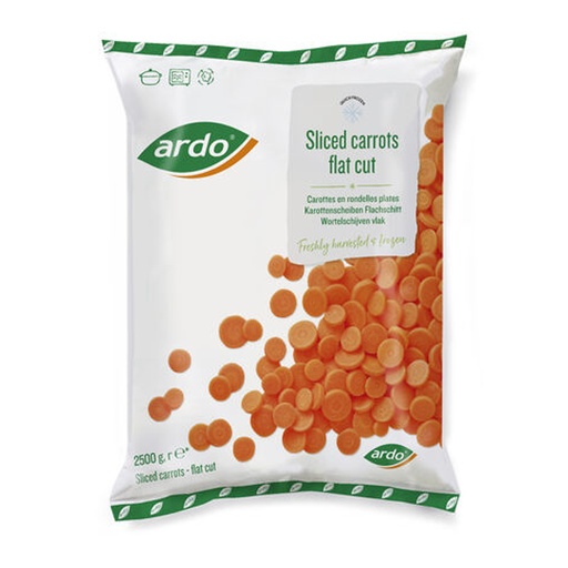 [5030] Wortel Schijfjes Ardo 2,5 kg