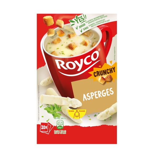 [14155] Royco Minute Soup Asperges Crunchy 20 st
