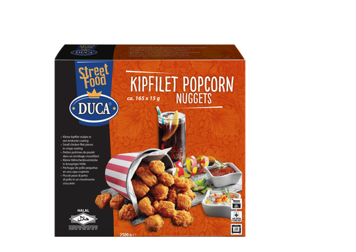 [10287] Popcorn Nuggets Kipfilet Duca 2,5 kg