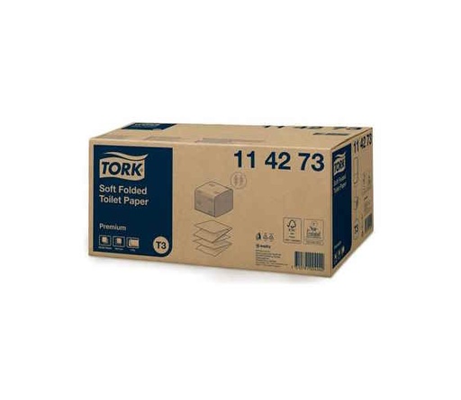 [7728] Tork Toiletpaper Folded Soft - 2 laags - 114273 - T3