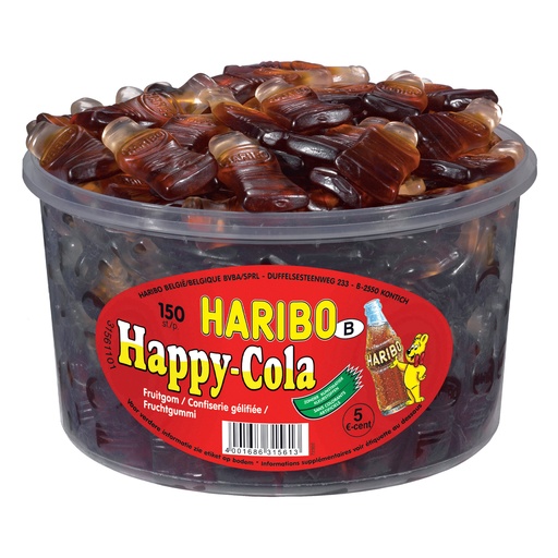 [6747] Haribo Happy Cola Tubo 150 st