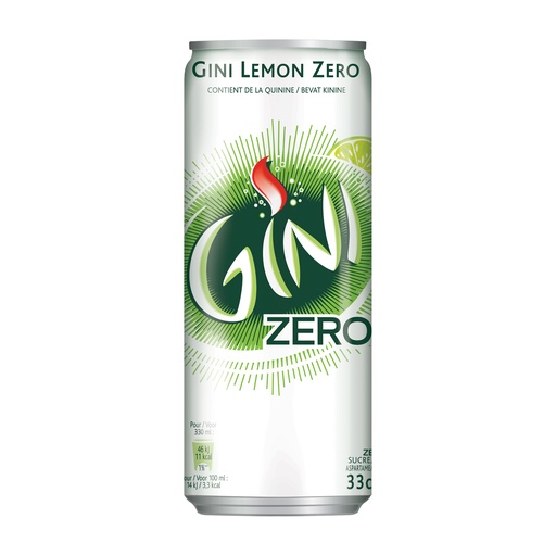 [2017] Gini Zero Sleek Can 4 x 6 x 33 cl
