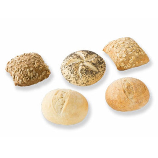 [1764] 2864 Broodjes Mini Resto Assorti Pastridor 100 x 35 gr
