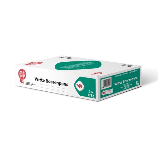 [1102] Witte Boerenpens Vanreusel 21 x 175 gr
