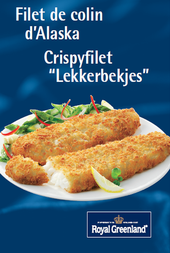 [5050] Lekkerbek Filet Crispy Borimex 10 x 150 gr